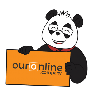 Smart Panda - OurOnline.Company - Panda with Sign