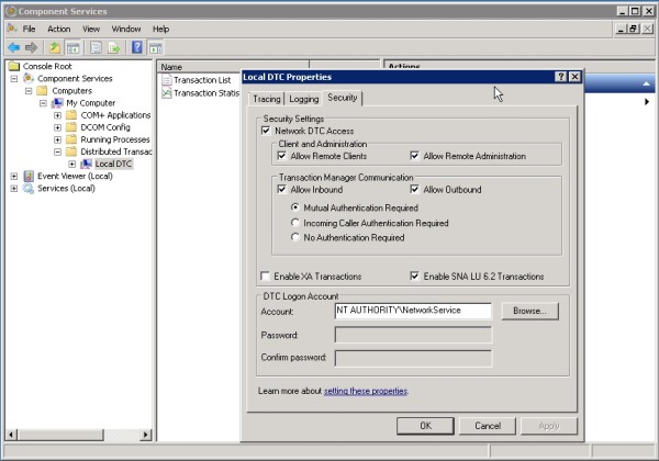 MSSQL: SQLNCLI11 - Linked Server DTC Issue - The Smart Panda